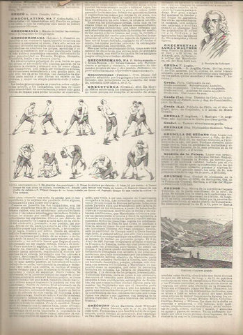 LAMINA 23205: Lucha grecorromana