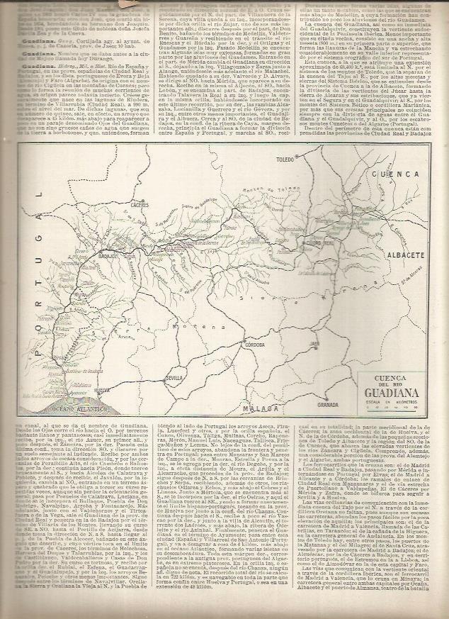 LAMINA 23197: Mapa de la cuenca del rio Guadiana