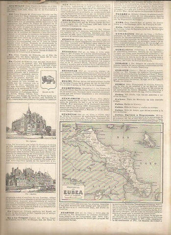 LAMINA 23286: Mapa de la provincia de Eubea, Grecia