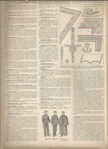 LAMINA 23390: Detalle del uniforme del Cuerpo de Aduanas