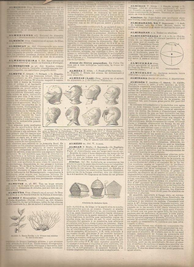 LAMINA 23348: Tipos de almetes