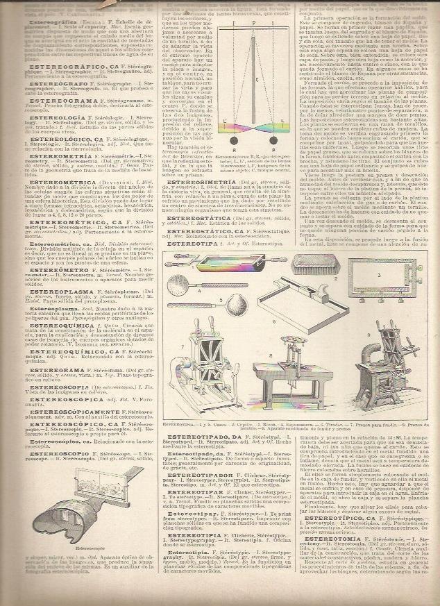 LAMINA 23289: Estereotipia