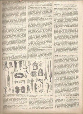 LAMINA 23328: Utensilios de la Edad de Bronce