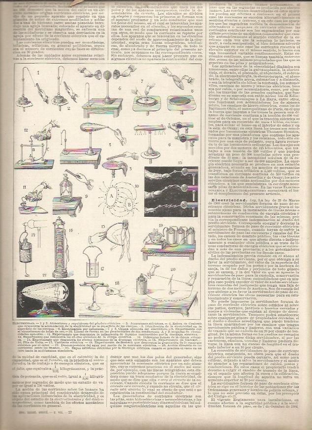 LAMINA 23323: Electricidad