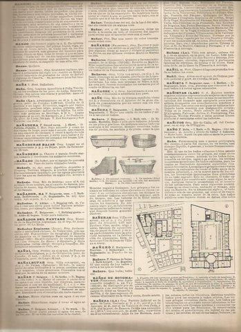 LAMINA 22989: Planta de los baños de Pompeya