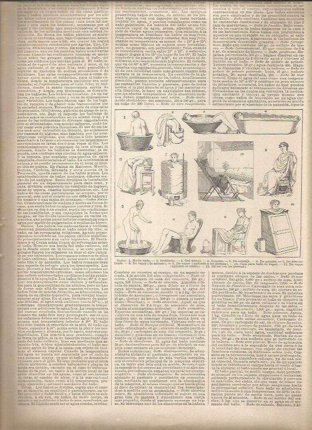 LAMINA 22988: Tipos de baño