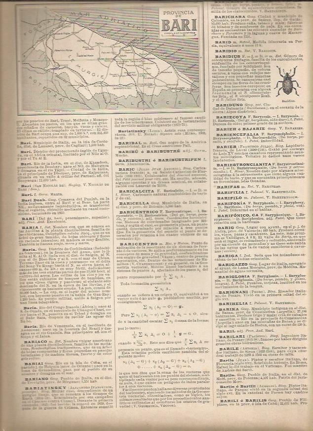 LAMINA 22981: Mapa de la Provincia de Bari, Italia