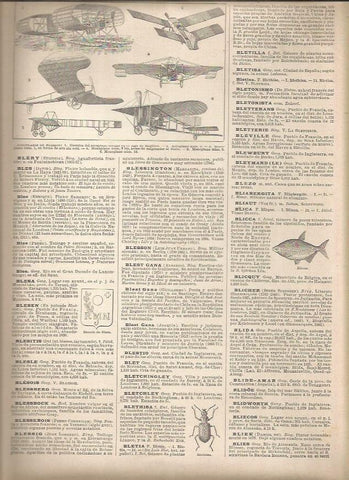 LAMINA 22936: Aeroplanos de Bleriot