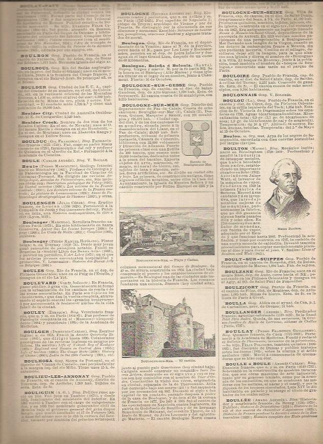 LAMINA 22928: Castillo y Casino de Boulogne sur Mer, Francia