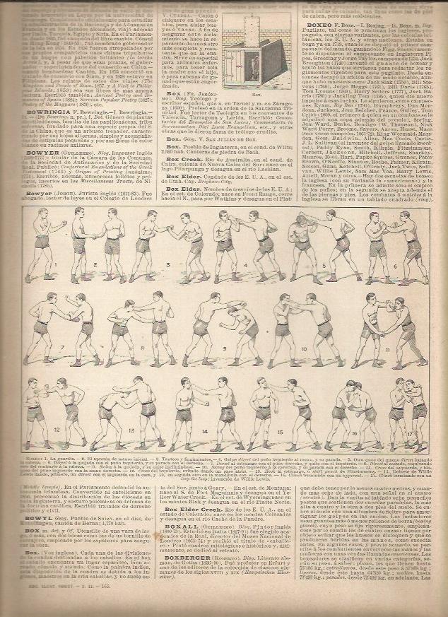 LAMINA 22925: Golpes de boxeo