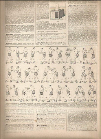 LAMINA 22925: Golpes de boxeo