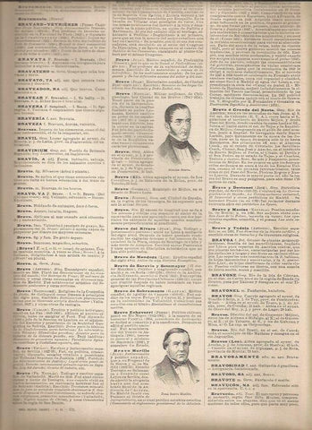 LAMINA 22921: Nicolas Bravo y Juan Bravo Murillo