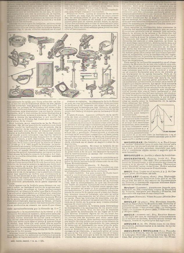 LAMINA 22913: Tipos de brujulas