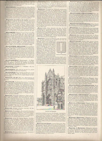 LAMINA 22965: Catedral de Beauvois, Francia