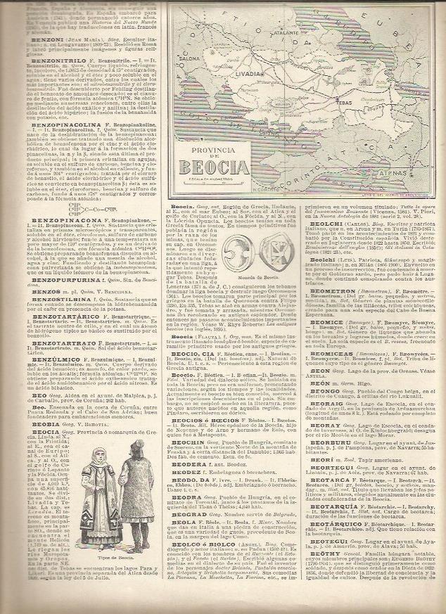 LAMINA 22952: Mapa de la Provincia de Beocia, Grecia