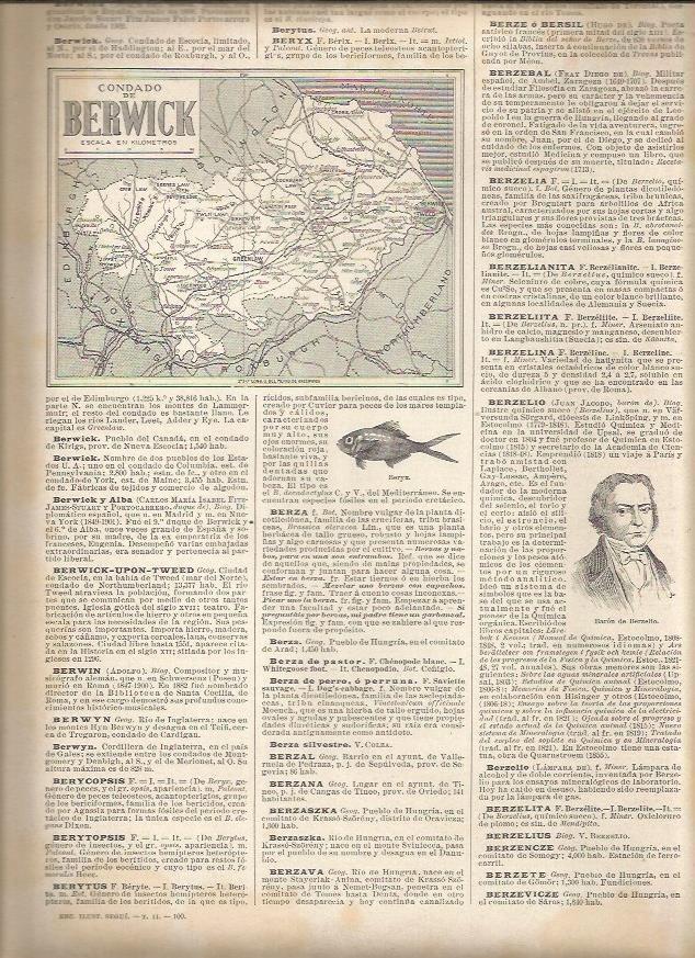 LAMINA 22948: Mapa del Condado de Berwick, Escocia