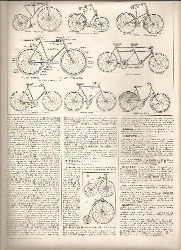 LAMINA 22942: Bicicletas