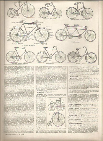 LAMINA 22942: Bicicletas
