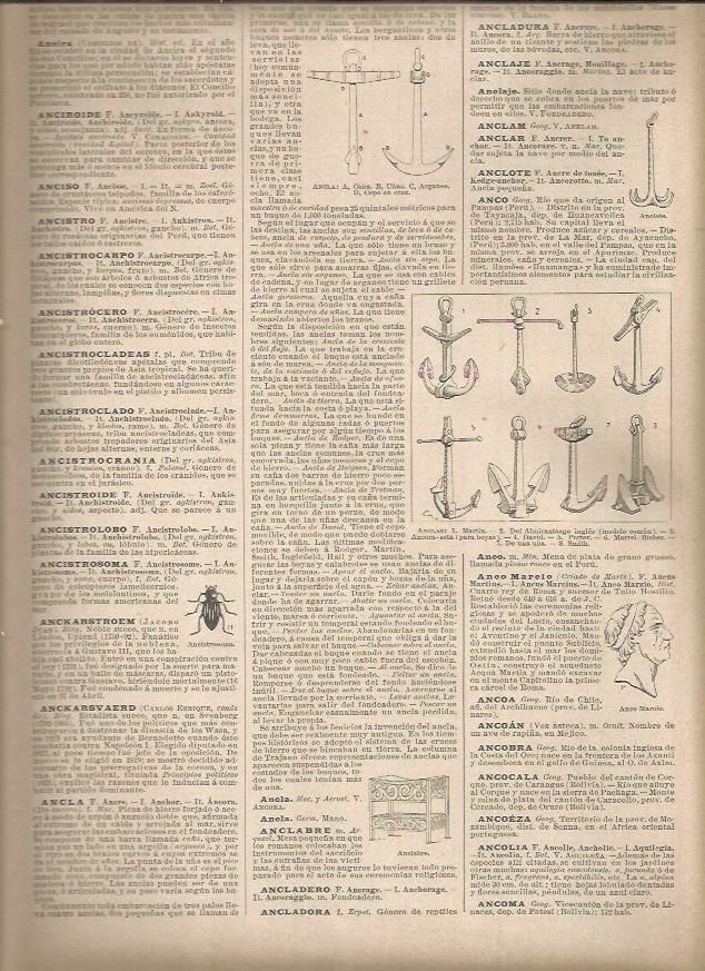 LAMINA 23151: Tipos de ancla
