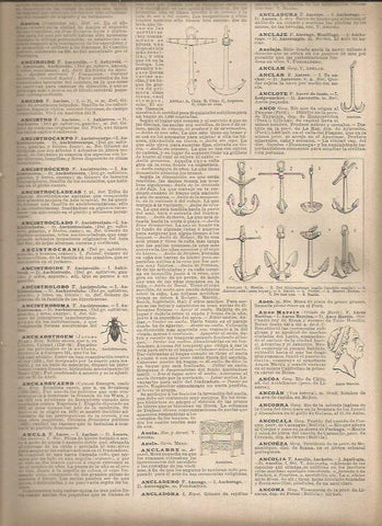 LAMINA 23151: Tipos de ancla