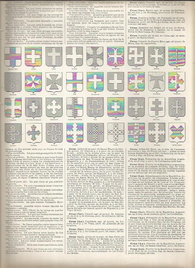 LAMINA 23053: Blasones con cruz