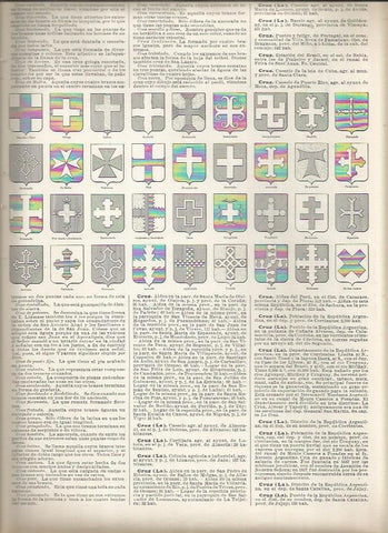 LAMINA 23053: Blasones con cruz