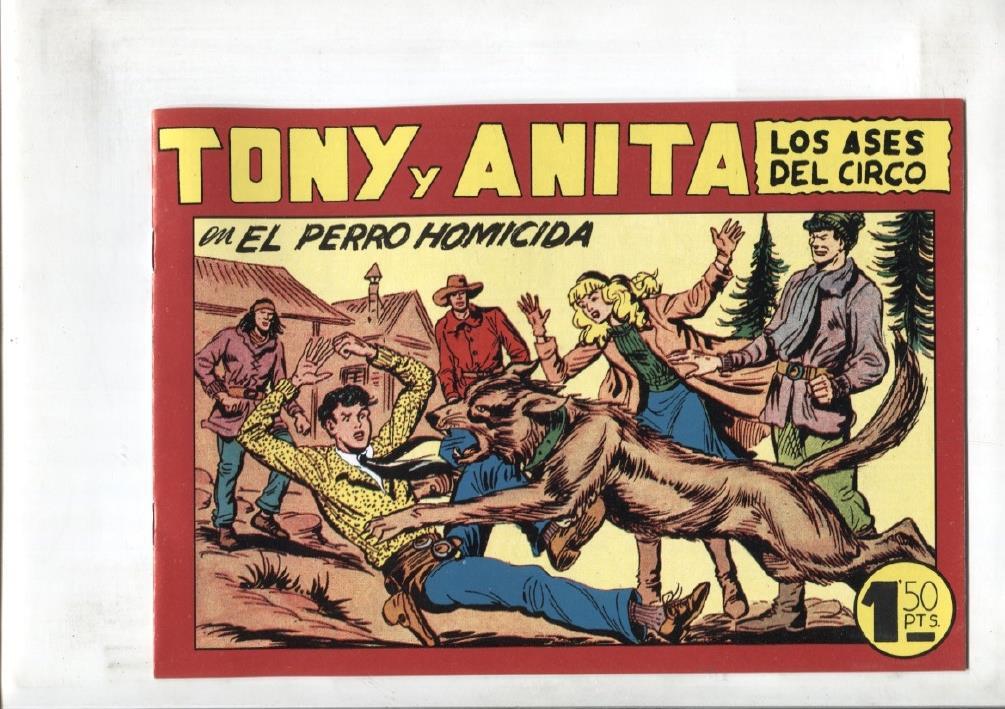 Facsimil: Tony y Anita numero 127: El perro homicida