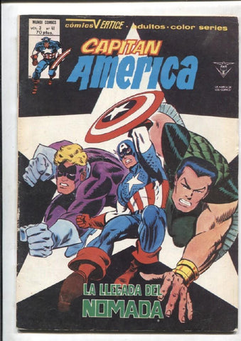 Vertice: Capitan America volumen 3 numero 41: (numerado 1 en trasera)