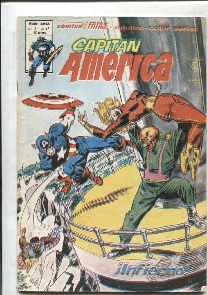 Vertice: Capitan America volumen 3 numero 42: (numerado 3 en trasera)