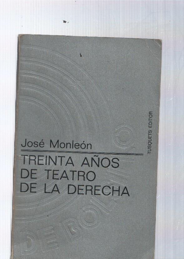 Treinta años de teatro de la derecha