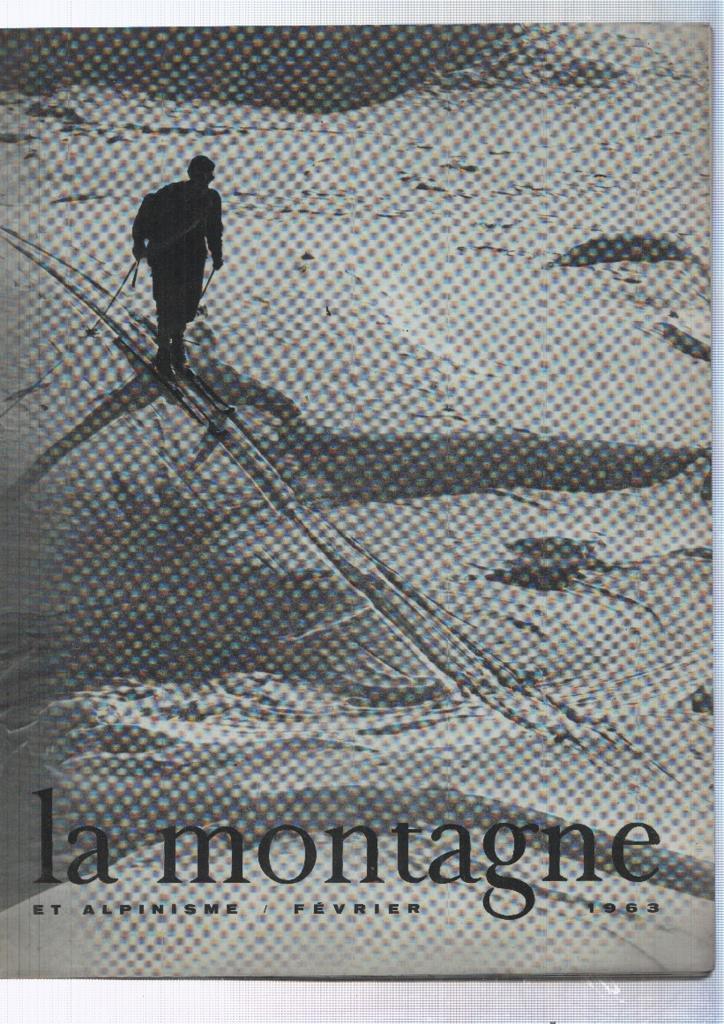 La montagne et alpinisme numero Febrero/1963: Aiguille verte directe nord