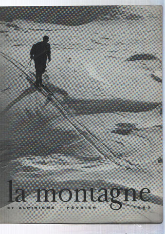 La montagne et alpinisme numero Febrero/1963: Aiguille verte directe nord