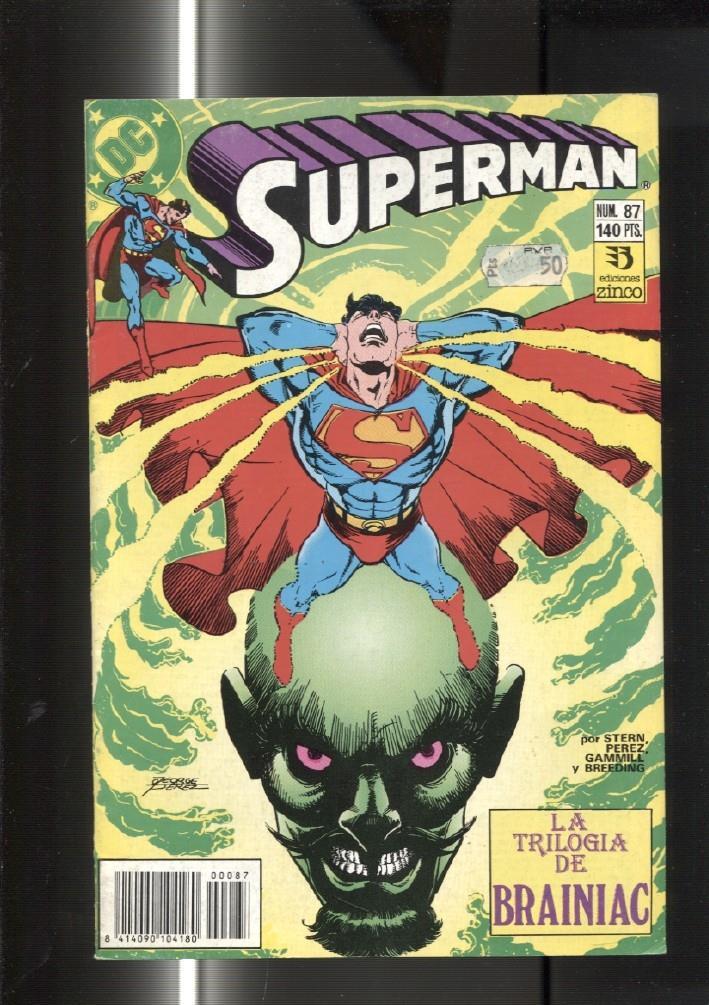 Zinco: Superman volumen 2 numero 087: La trilogia de Brainiac