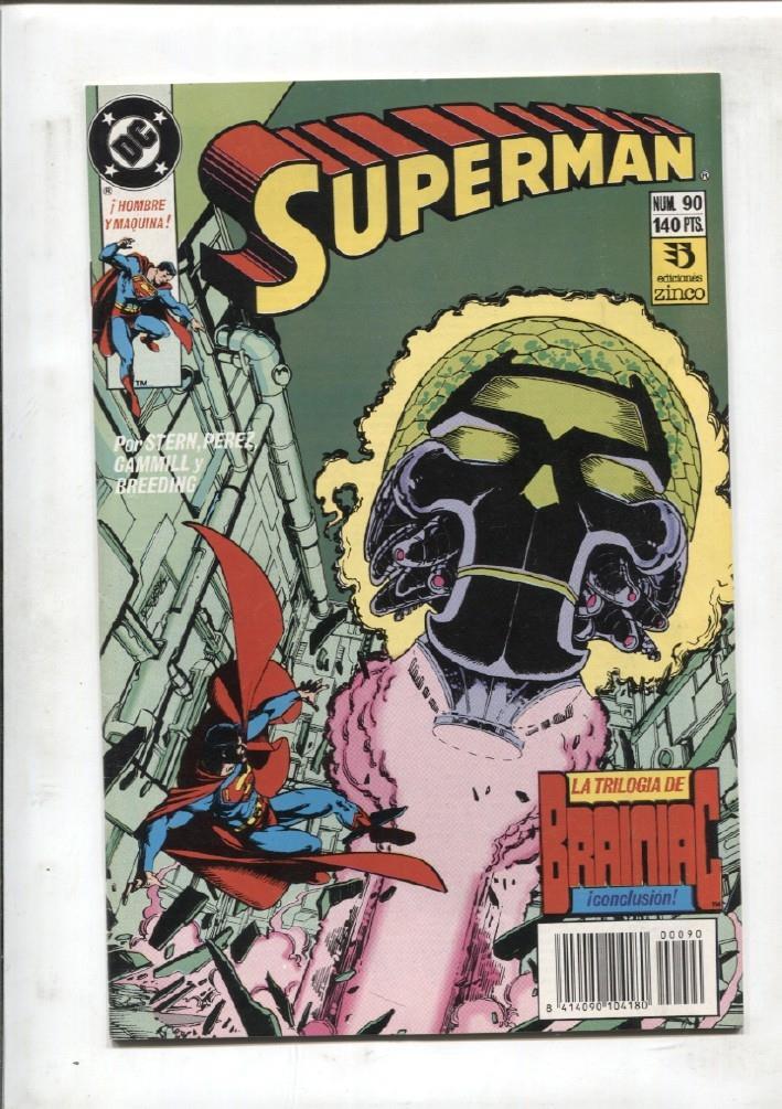 Superman volumen 2 numero 090: La trilogia de Brainiac