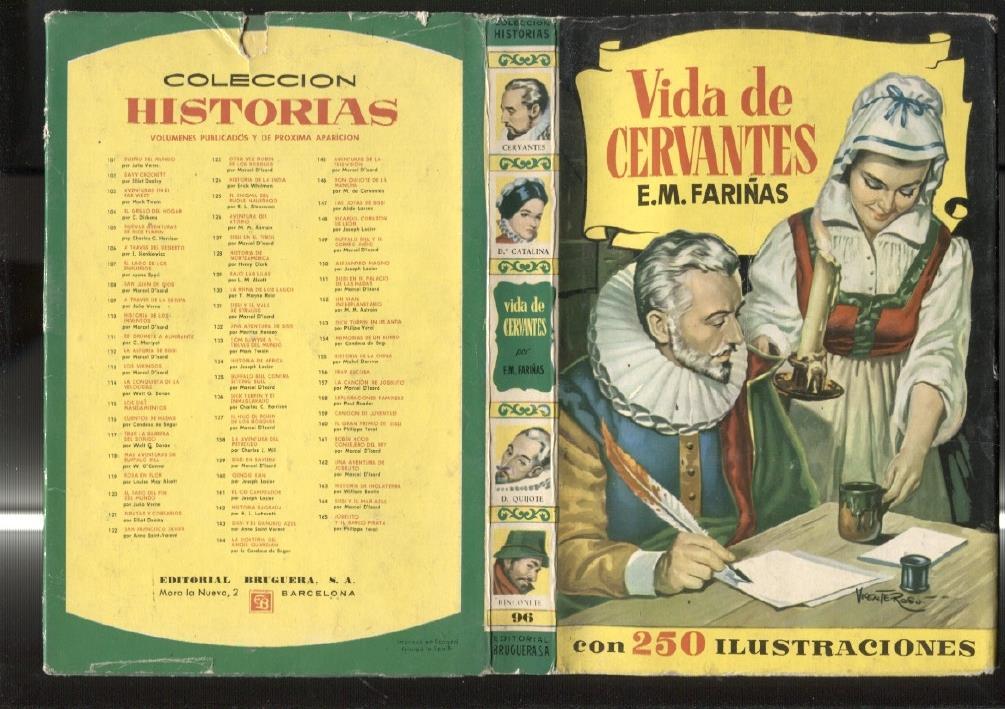 Coleccion Heroes numero 096: Vida de Cervantes (dibujos de Gino Battaglia)