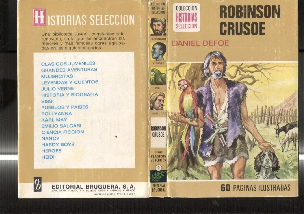 Coleccion Historias Seleccion numero 009: Robinson Crusoe (dibujos de Darnis)