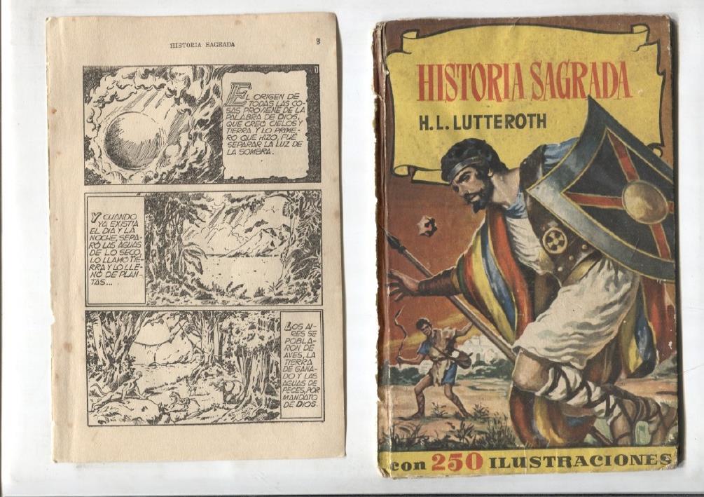 Coleccion Historia: Historia Sagrada (solo son las paginas del tebeo)