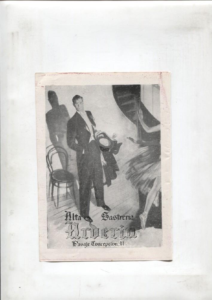 Publicidad epoca: Sastreria Arderiu de Barcelona