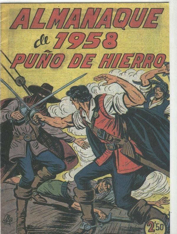 Puño de Hierro almanaque facsimil 1958: Mascara roja