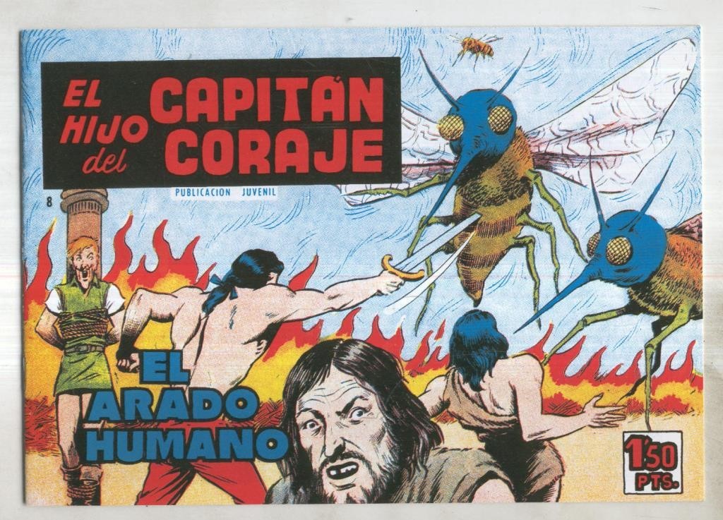 El Hijo del Capitan Coraje facsimil numero 08: El arado humano