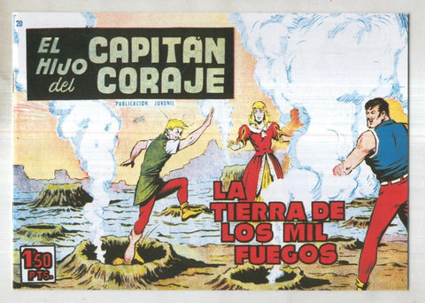 El Hijo del Capitan Coraje facsimil numero 20: La tierra de los mil fuegos