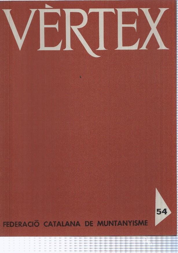 Vertex numero 054/1976: La vall d Besiberri Nova via de escalada al pic de Avellaners