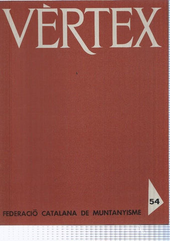 Vertex numero 054/1976: La vall d Besiberri Nova via de escalada al pic de Avellaners