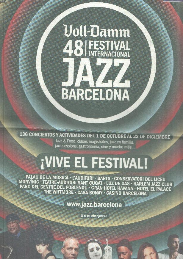 Voll-Damm 48 Festival Internacional JAZZ Barcelona