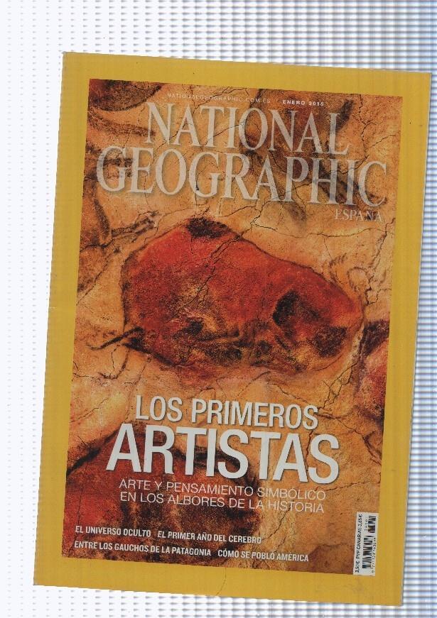 National Geographic enero 2015,: Primeros artistas-Universo oculto-El primer año