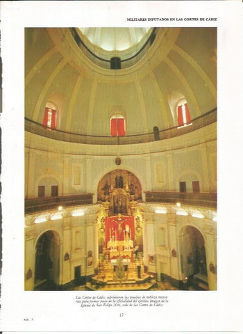 LAMINA 23413: Iglesia de San Felipe Neri en Cadiz