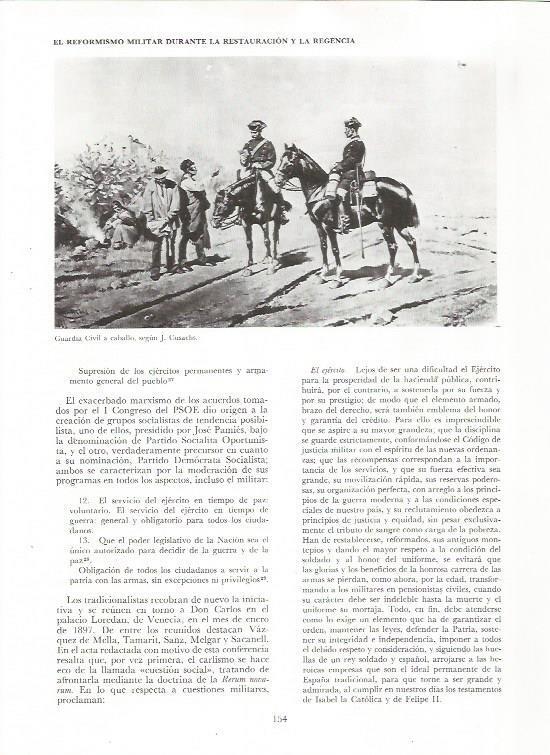 LAMINA 23436: Guardia Civil a caballo, por J. Cusachs