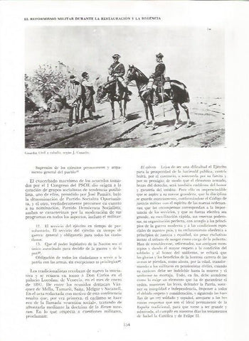 LAMINA 23436: Guardia Civil a caballo, por J. Cusachs