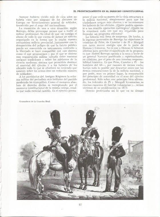 LAMINA 23427: Granaderos de la Guardia Real