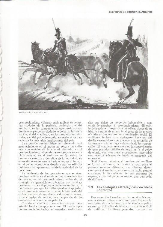 LAMINA 23420: Artilleria de la Guardia Real